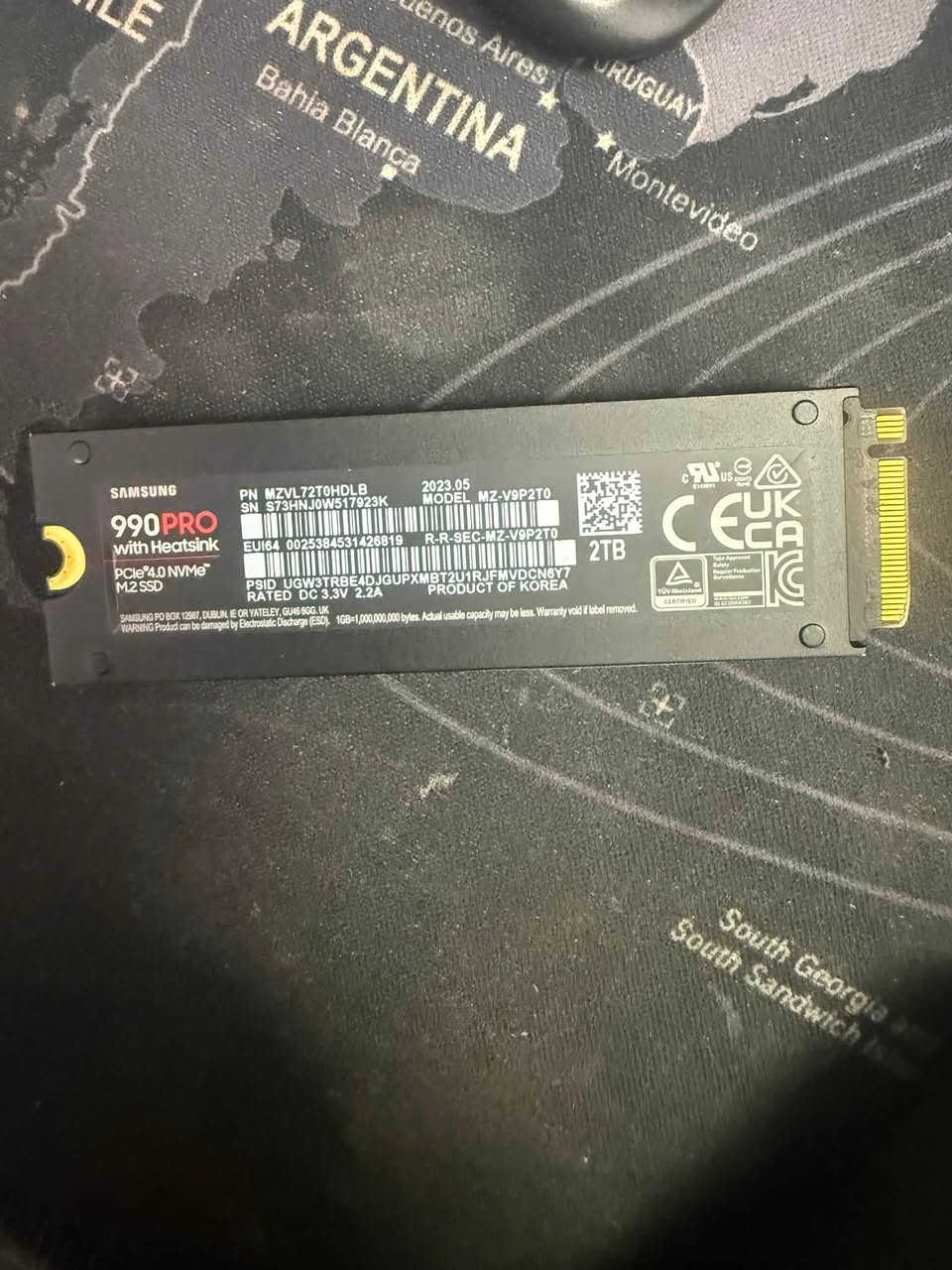 عندي m.2 للبيع
Samsung 990 pro with hitsenk 
سرعته 7450

السعر 500نضيف
كلشي مابي

Predator 
سرعته 7200

السعر 200
جديد

بغداد الحرية 
***********
***********
