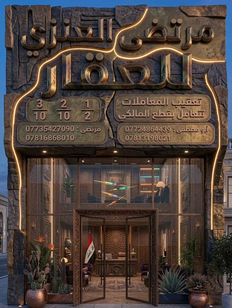 🔥 فرصة استثمارية وسكنية لا تُفوّت من مكتب مرتضى العنزي! 🔥

✨ قطعة أرض متميزة للبيع ✨

لكل من يبحث عن السكن الراقي أو الاستثمار المضمون، نقدم لكم قطعة أرض بمواصفات ممتازة وسعر مغري جداً!

📌 تفاصيل العقار:

 * 🏷️ رقم العقار: 9747

 * 📐 المساحة: 100 متر مربع

 * 📜 الملكية: طابو صرف (سند ملكية طابو صرف)

 * 📍 المقاطعة: 3/10 شارع 20 

💰 السعر: 36 مليون دينار فقط! (سعر مناسب جداً وقريب من السوق)

📞 للحجز والاستفسار يرجى الاتصال بنا عبر الأرقام التالية:

📱 ***********

📱 ***********

🏢 مكتب مرتضى العنزي للعقارات — خيارك الأفضل للأمان والثقة. سارع بالتواصل معنا فالفرص المميزة لا تدوم طويلاً! 🏃💨
