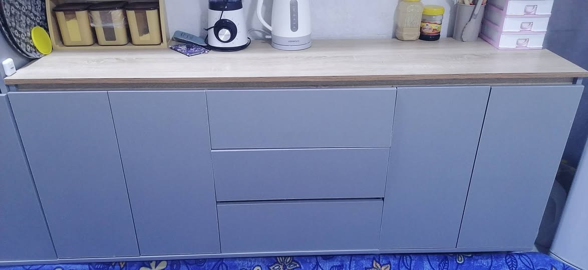 كاونتر MDF • ٢٫٥م • سنك ١٫٥م