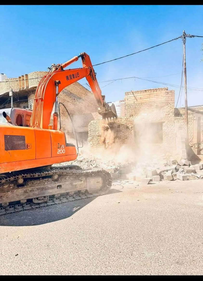تفليش الدور مع رفع الانقاذ حفار مع حدل وسبيس انطيك قطعه جاهزه البناء في ميسان*********** عمارة, ميسان
