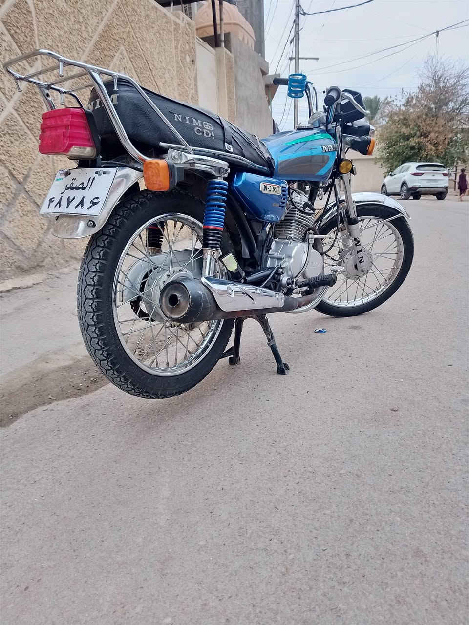 سلام عليكم دراجه نامه موديه 2023 شغاله كلشي مكينه صافيه و ما ناقصه كلشي السعر500الف و بيه مجال الرقم ***********
