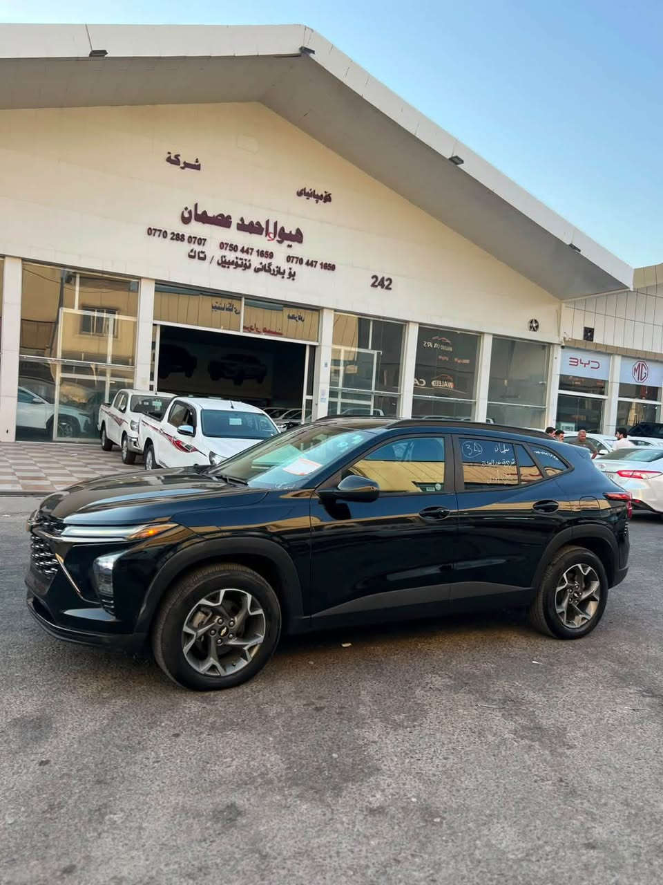 شوفرليت تراكس موديل 2025 LT
سعر 123 ورقة
بصمة 
كاميرة
حساس
رادار
صبغ : جاملغ + بونيد 
بدون ايرباك
بدون دواخل
مكان اربيل 
كورك واتساب ***********
