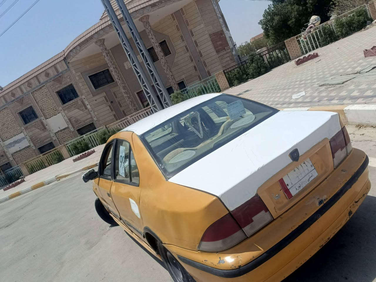 يا الله السلام عليكم للبيع سمند موديل 2011 باسمي مصفره هيئه وغرامات ماكينه وقير وحداديه جدد تخم تاير السعر 19 ورقه وبيها مجال العنوان ذي قار الشطره رقم الهاتف للاستفسار***********//
