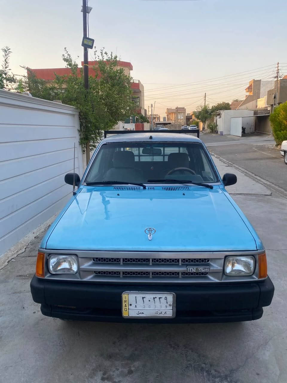 ***********
مازدا بيكاب 1990محرك وكير واكسل وصدر كل شرط شاص نيسان بشرط داخل سنويه
    سنويه إلى 27.          ***********
عنده بطاقة بنزين شرط سيارة جاهزة بدون اي نقص رقم كركوك شرط التحويل حزام صبغ لا ضرب ولا دعم شرط
السعر 43$$$$$$
مجال
عنوان كركوك 
***********
*********** كركوك, العراق
