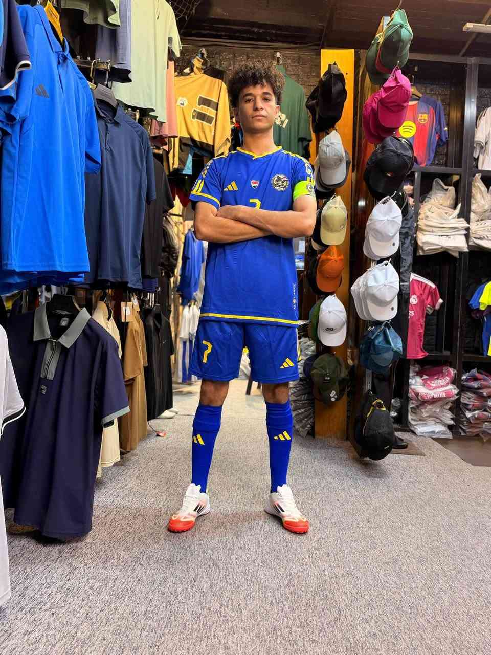 اللهم صل على محمد وال محمد🤲 

#غماس 📍الحبيبه

يستاهلون ⚽⚽ فريق #الشهيد حيدر ⚽️⚽️ 

المميز دائمآ #رسول الجنابي 
دريس شورت اصلي خامه مثقبه وضمان سنه طباعة شعار قماش 

العنوان النجف الكوفة فلكة الشهرستاني مقابل مأكولات حبايبنا الطابق الثاني لشركة الياسري للهواتف النقاله تجهيزات أحمد لاصي للملابس الرياضيه *********** حسوني
