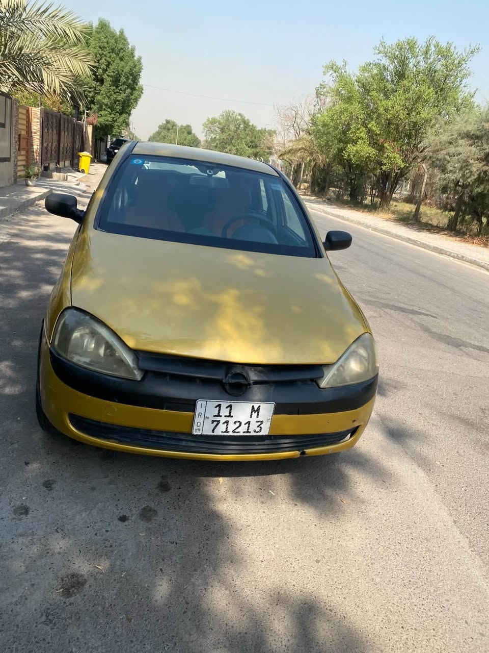سلام عليكم اوبل كورسه موديل ٢٠٠٢ سياره جاهزه تبريد كير ومحرك جاهزه سياره اي نقص مابيها سنويه بأسمي رقم بغداد وكير اوتوماتيك المكان بغداد جديده الون ذهبي اصفر السعر ٣٥ وبيها مجال الرقم ***********
