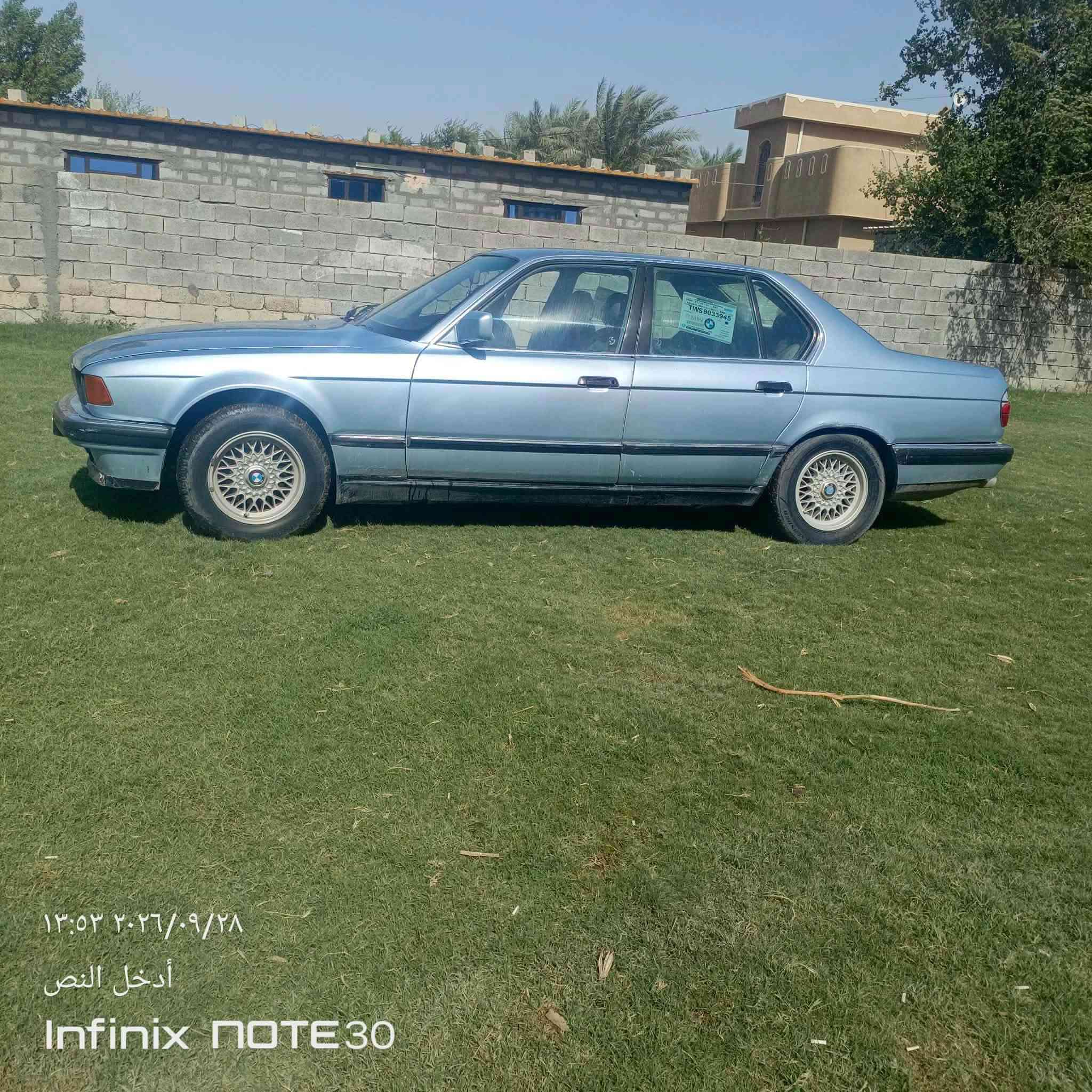 السلام وعليكم BMW حجم 730 مصبوغه صبغ عام جماليه تبريد شغال كهربائيات كلها شغاله تخم تايرات جدد كير ومكينه خير من الله السياره بسمي تحويل ثاني يوم مكانها عبور سيطره الصقور بيع فقط بـ55 وبيها مجال 

الاستفسار 
***********
***********

نص مكتوب في الصور:
- ١٣:٥٤ ٢٠٢٦/٠٩/٢٨
- أدخل النص
- Infinix NOTE 30
- ١٣:٥٣ ٢٠٢٦/٠٩/٢٨
- Infinix NOTE30
- ١٣:٥٥ ٢٠٢٦/٠٩/٢٨
- ١٣:٥٦ ٢٠٢٦/٠٩/٢٨
- ١٣:٥٥ ٢٠٢٦/٠٩/٢٨ ادخل النص Infinix NOTE 30