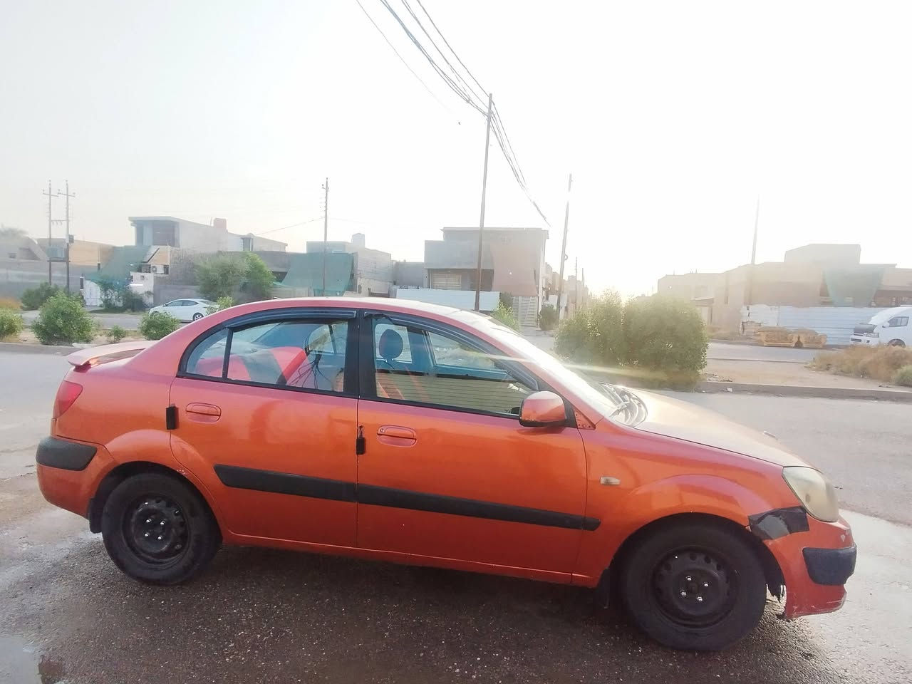 السلام عليكم كيا ريو 2007 مصبوغة حزام اثر حادث جاملغ خلفي بامريكا وارد امريكي السيارة كير ومحرك كفالة تبريدها شغال سيارة اي نقص مابيها بس ملاحظات بسيطة بيها جراد بالبنيد والقمارة مغلفة فابلون بيع او مراوس سعرها 62 تحويل مباشر وين متريد
‏‪***********‬‏
