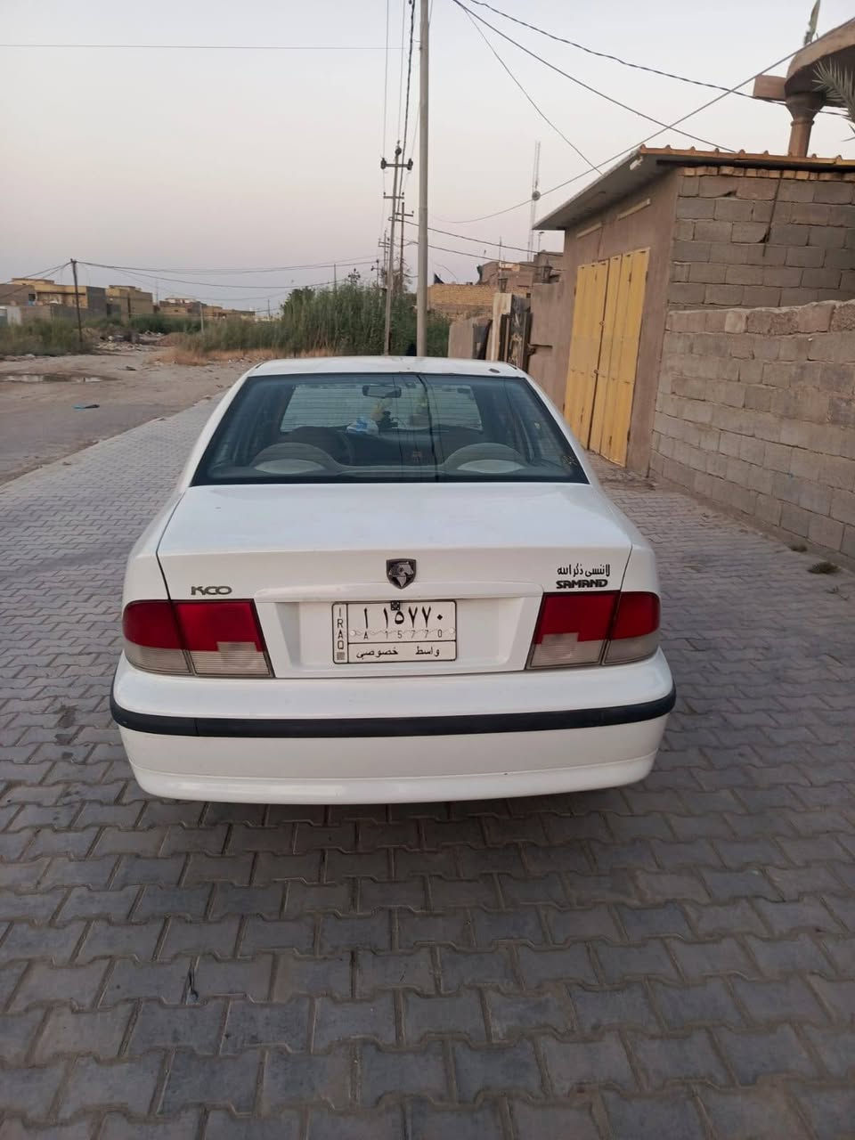 السلام عليكم سمند 2011   ماشية162 الف ابد مامشتغلة تكسي من البيت للدوام  باسمي تحويل ثاني يوم سياره رقم  واسط  سنويه لل  2028  السياره لا ضربه ولا صبغ ولا تبديل كير مكينه مكفولات صدر امامي خلفي جديد كلج جديد باتري جديد  تبريد ثلج  المكان  الكوت  الشهداء***********

