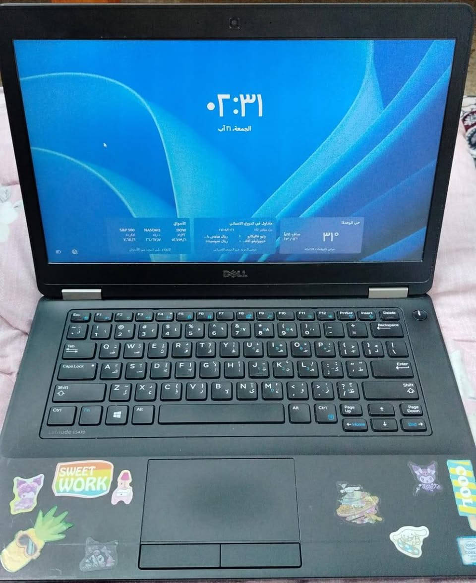 📌 المواصفات:
الموديل: Dell Latitude E5470
المعالج: Intel Core i5-6440HQ @ 2.60GHz (الجيل السادس، فئة الأداء العالي)
الرام: (8GB)
التخزين (الهارد): 256
نظام التشغيل: Windows 10 IoT Enterprise LTSC (افضل نسخة واكثرها استقرار وخفة)
الكيبورد: عربي / إنجليزي
المنافذ المتوفرة: HDMI للربط على الشاشات، VGA، منافذ USB، منفذ إنترنت (LAN)، وقارئ بطاقات ذاكرة (SD Card).
📌 حالة الجهاز:
اللابتوب نظيف وشغال 100% كما موضح بالصور.
السعر 225 وبي مجال 
***********
