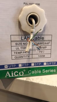 كيبل Cat6 • ١٠٠م • ٣٠٥م