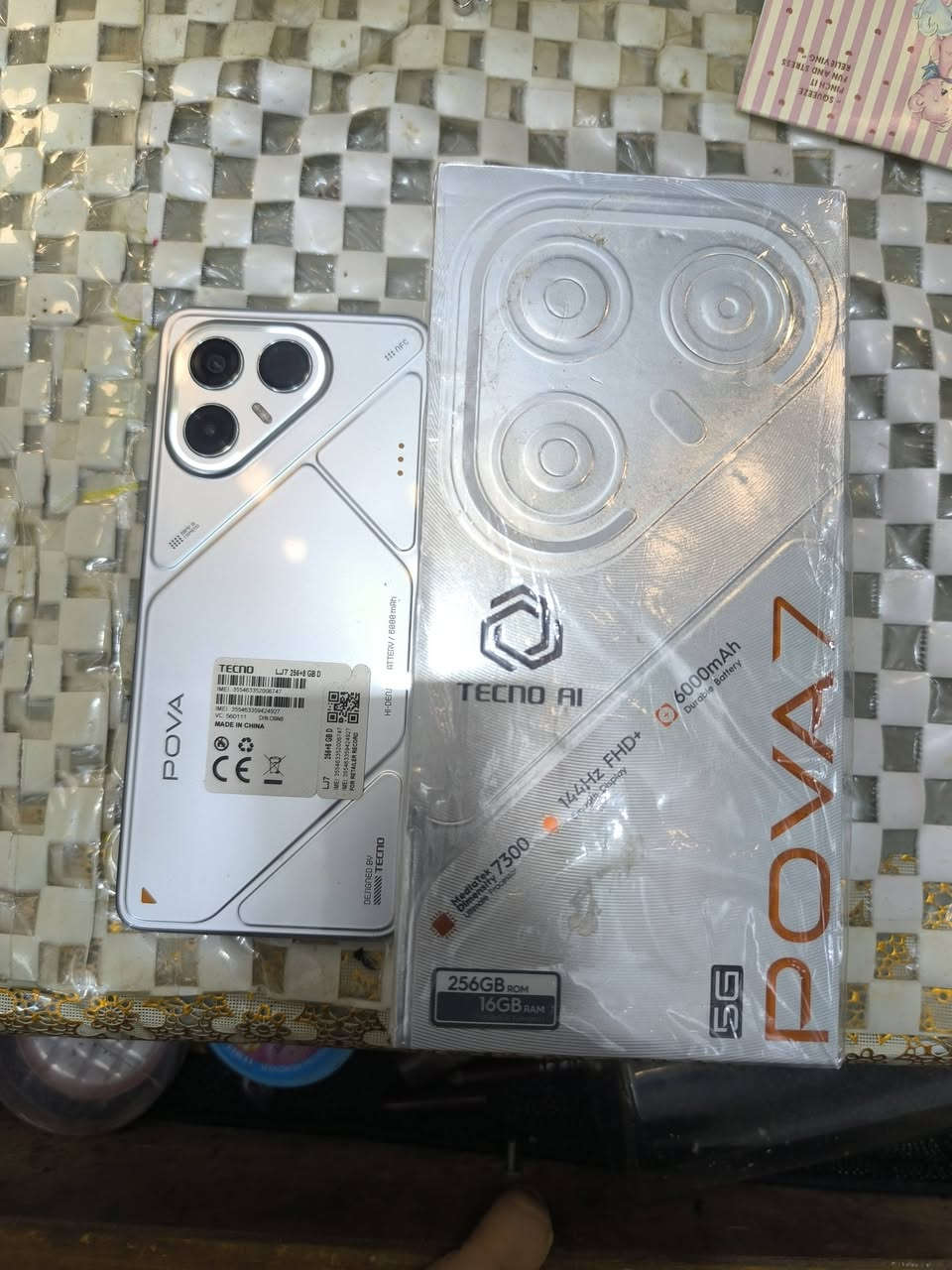 للبيع جهاز تكنو بوفا 7 5G جهاز نضيف ذاكره 256 جهاز مستخدم قليل وبعده نضيف حيل كامل ملحقاته كلشي ما مبدل بي تجي تفحص وتاخذه مكاني بغداد هاتف***********
