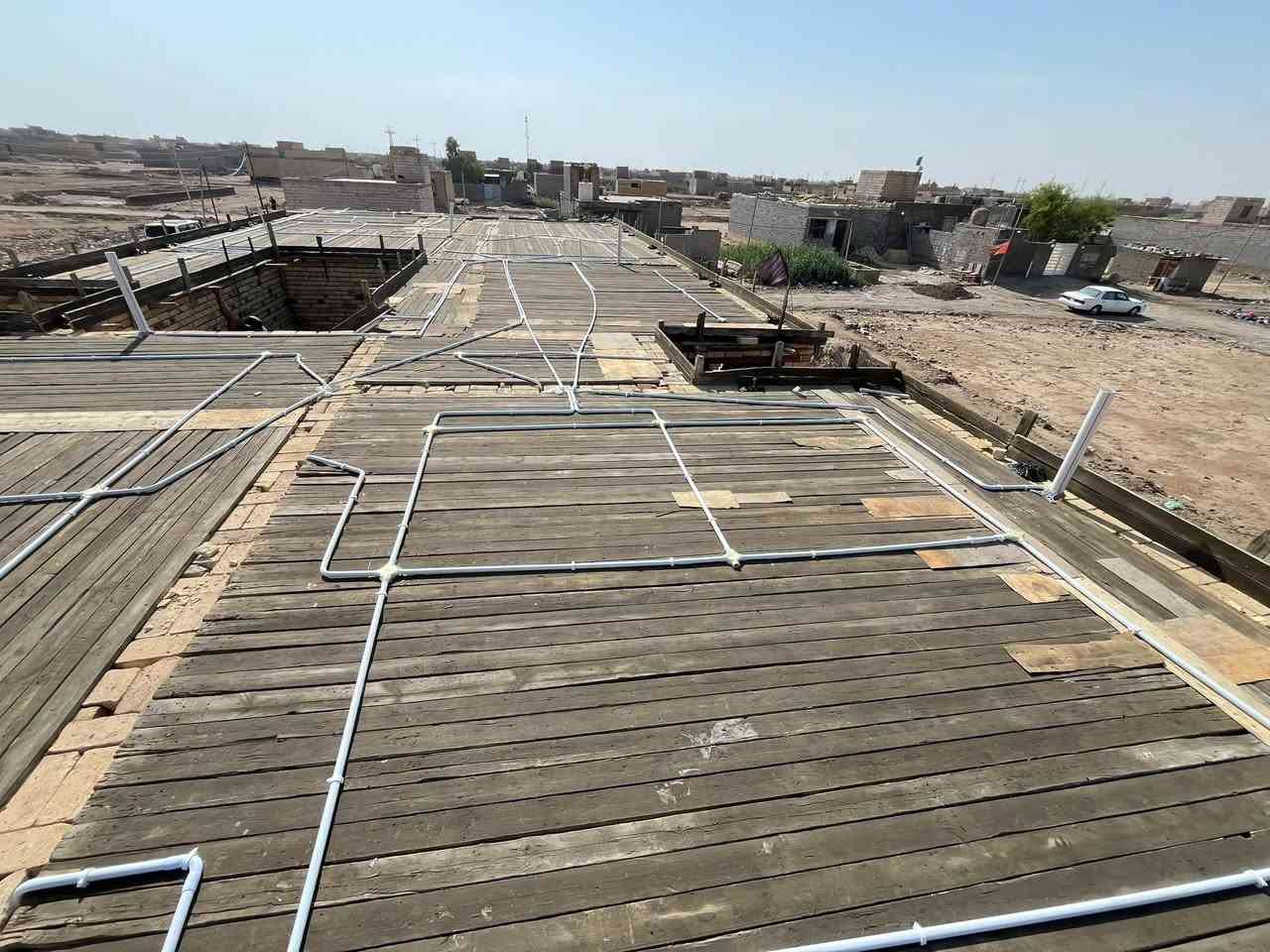 تاسيس كهرباء • تاسيس ماء ومجاري • خط سبلت