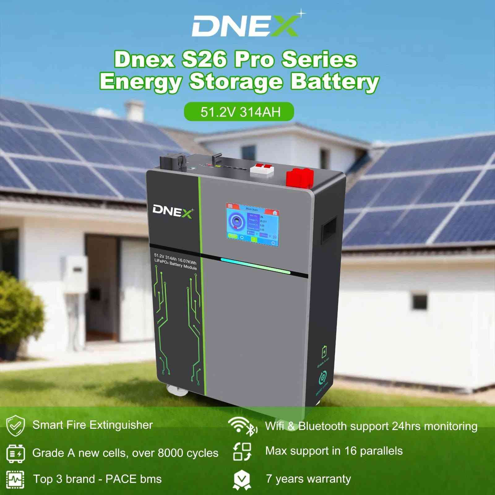DNEX S26 • بطارية تخزين • ضمان ٧ سنوات