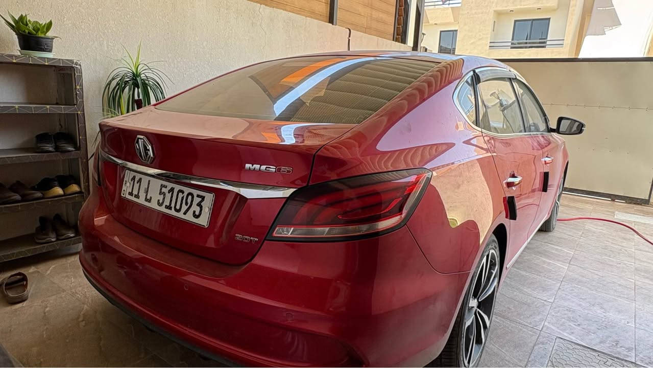 - 🚘 MG6 Trophy 2023 للبيع
اعلى فئة 
ضمان ٦ سنوات او ٢٠٠ الف كيلو 
الضمان يشمل محرك كير كهربائيات وحتى الحدادية 
- 🔥 محرك 1.5 تيربو
- ⚙️ كير أوتوماتيك 7 سرعات DCT
- 🏎️ فئة Trophy – فول مواصفات
- 📍 ماشيه 61 الف كم فقط
- 🚫 بدون صبغ بدون حادث
- 🛡️ بعدها على ضمان الشركة
- 🌙 فتحة سقف
- 💡 إضاءة LED
- 🛞 تاير 18 إنش
- 🖥️ شاشة وسطية 10.1 إنش
- 📱 أنظمة ربط الهاتف Apple CarPlay / Android Auto
- 🔑 دخول وتشغيل بصمة
- 📷 كاميرا خلفية + حساسات خلفيه 
- 🎛️ مقود متعدد الوظائف + Paddle Shifters
- 💺 مقاعد جلدية
- 🛡️ 6 وسائد هوائية
- 🔒 أنظمة ABS + ESP + Traction Control
- ⛰️ مثبت سرعة + Auto Hold
- 👌 السيارة نظيفة جداً ومحافظ عليها
- 📍رقم بغداد
-باتري وتخم تاير جديد 

- 📞 للتواصل: *********** واتساب كربلاء, العراق

