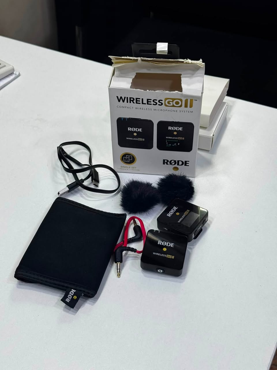 #daste_dw_مستعمل
———————————
#rode wireless GO II single
clean 95%
