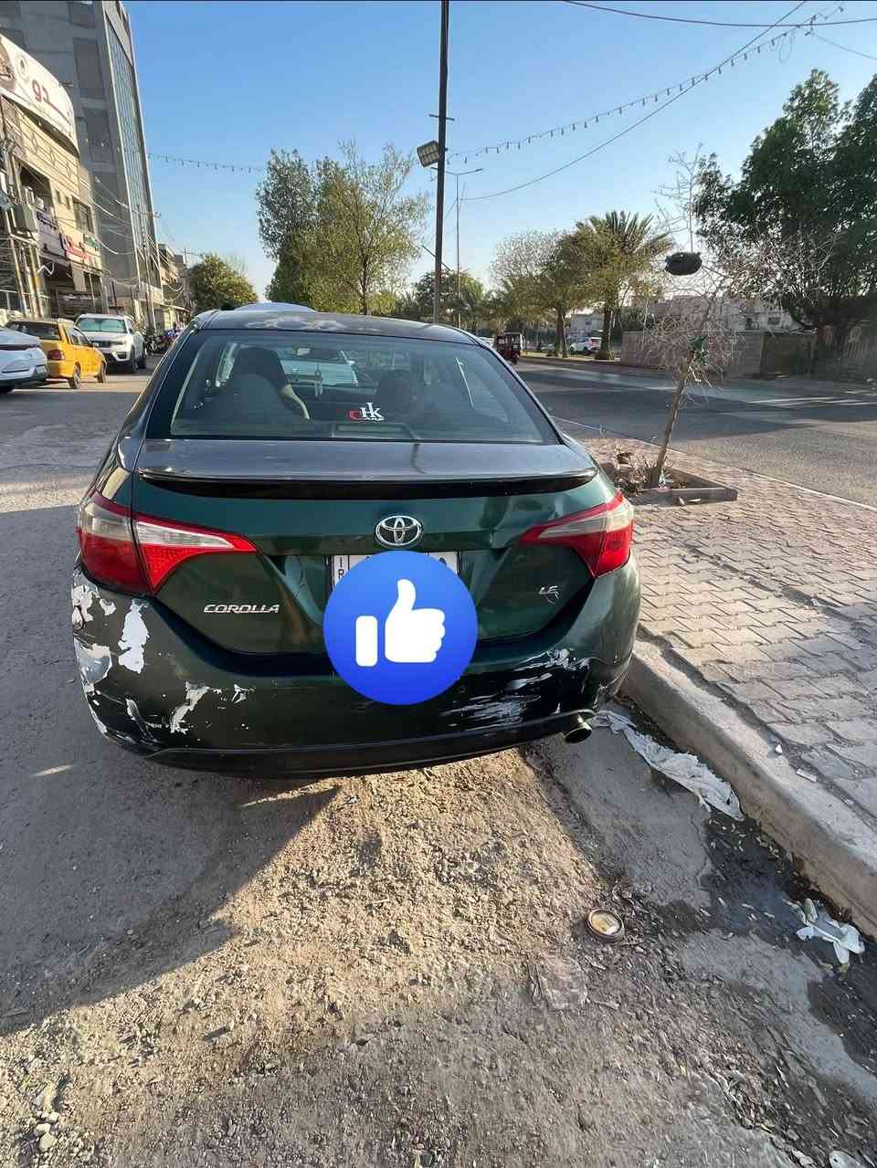 كورلا ٢٠١٤ أمريكي حادثها جاملغ وشبر من الباب وبنيد سرقه من امريكا رقمها بغداد
مواصفات LE
شاشه كبيره 
تحكم استيرن 
مثبت سرعه 
وبيها بعد مواصفات 

محرك 1800 
محرك +كير مكفول 
تبريد ثلج ❄️☃️

سعر 110$وبيها مجال 

ملاحظه (سياره قبل يومين مسويلها ادامه عامه من راديترات حساسات مجاوب بلك نوزل دهن كله الأصلي )

يعني متصرف ربع عليها من عده دعاميه خلفيه وصور كدامك وبخدمتك 

اتصال 📞 ***********
مكان بغداد
