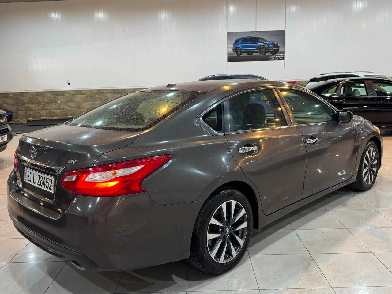 نيسان التيما موديل  2017  سعر $ 97
مواصفات  SV 
ماشي 🚙 148 الف
بصمه + شاشة + كاميرا +كوشن كراباي + 
رادار + تبريد لمس + ويل كروم +تشغل عن بعد +
السيارة بدون صبغ
كير و محرك شرط 
محرك 2.5
عنوان اربيل معرض ابراهيم نامق 
للاستفسار ***********
للاستفسار ***********
