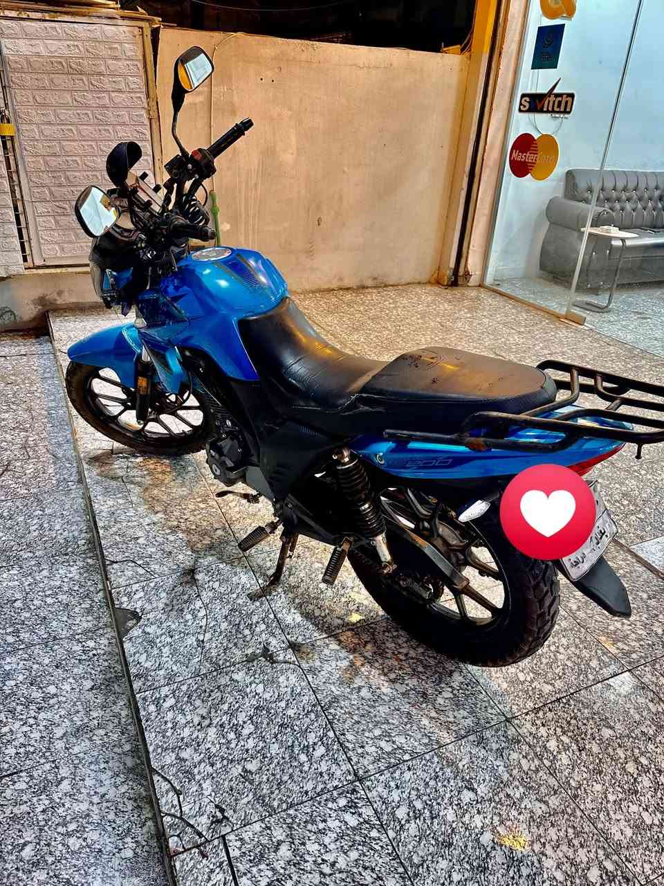 RK200 للبيع
🛑رقم بغداد
🛑 سنوية بأسمي 
🛑عنوان بغداد -العامرية

شرط التحويل ثاني يوم

السعر 1,850,000 الف

دراجة نظيفة مكفولة 

*********** للتواصل
