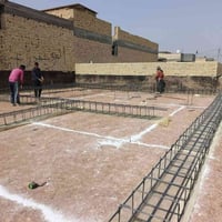 تسليح أساس • بناء وترميم • القاسم مجمع حجي حسين