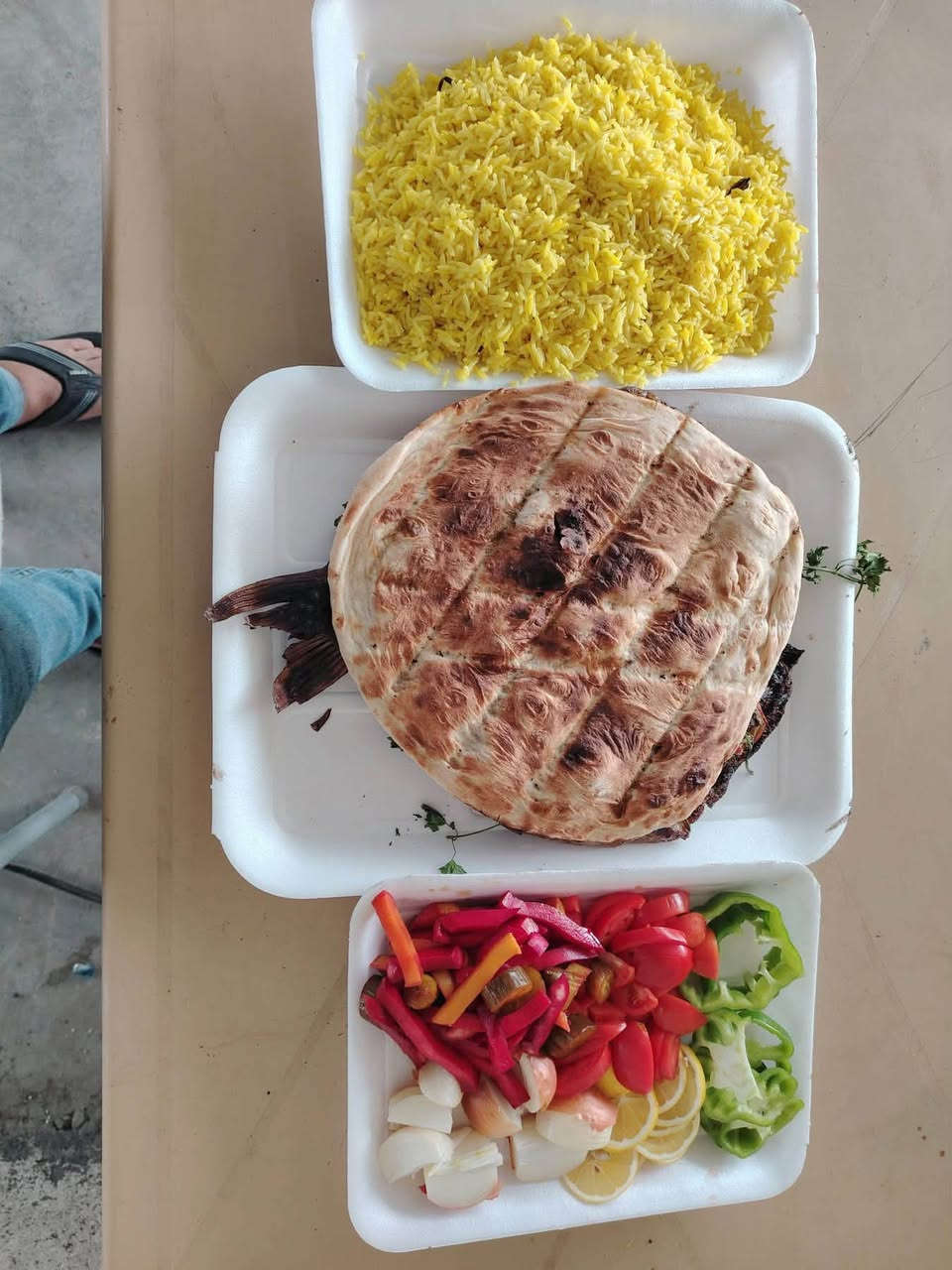 سمك مشوي • سمجة سوده • توصيل