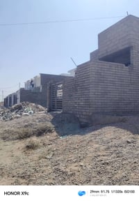 هيكل مساحة 125 خلف شارع 50 خدمات  ماء كهرباء  للباب مجاري كاملة تئسيس ...