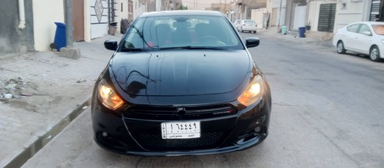 دوج دارت جديده السياره بيه صبغ 3قطع بدون حادث فقط صبغ  موديل 16موجوده بنجف السعر 68 بيع ومراوس الاستفسار الإتصال ***********
