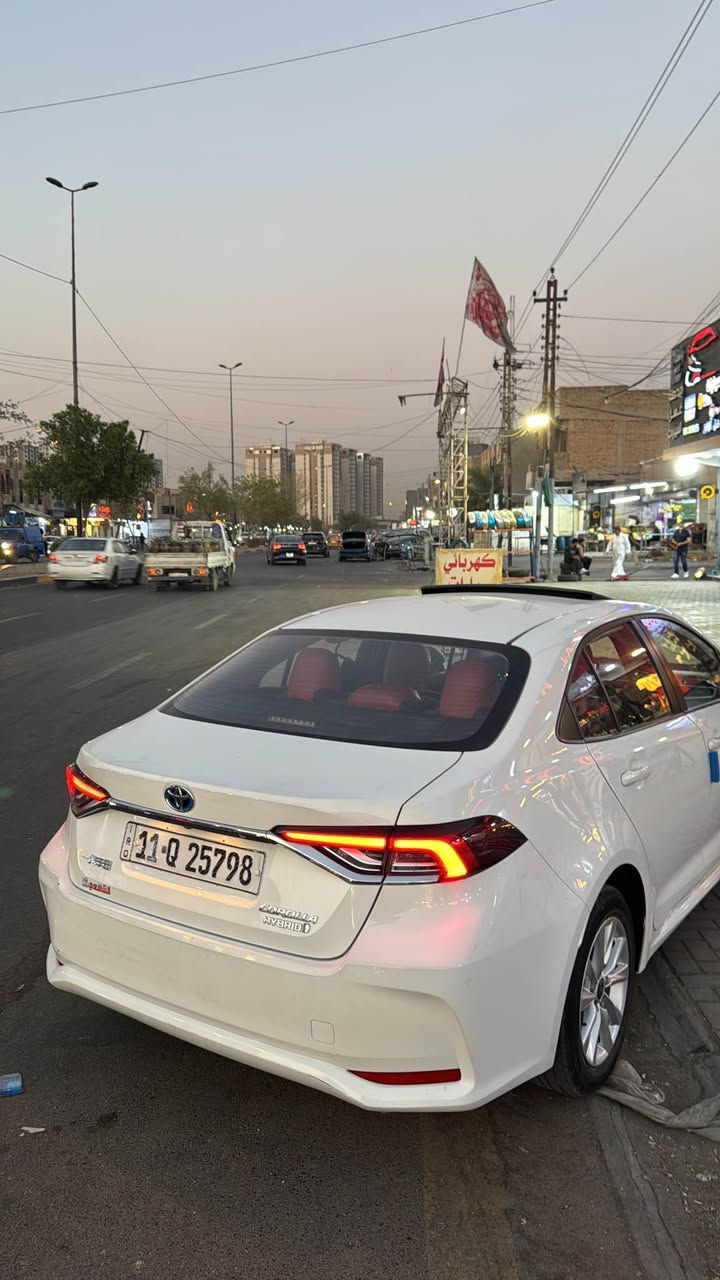 كورلا 2024هايبرد 
رقم بغداد ب اسمي 
ممشه السياره 35
السياره فول مواصفات  
مكان السياره بغداد حي الجهاد 
الرقم *********** بغداد, العراق
