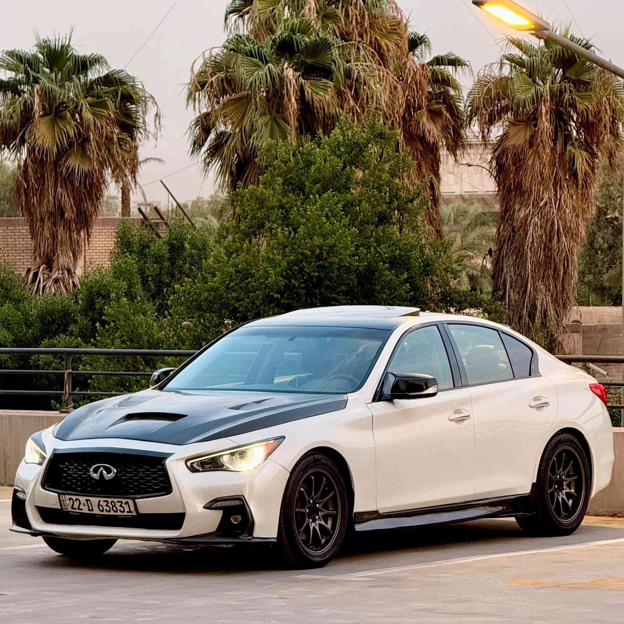 إنفينيتي Q50 • ٣٫٠ توين تيربو • ماشيه ١٤٢ ألف كم