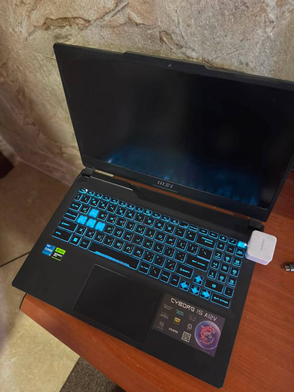لابتوب للبيع
Msi cyborg 15 A12V
المواصفات
Core i5 12th
Rtx 4050 6GB
Ram 2x8 ddr5 4800mhz
Ips 144hz 1080p
كيبورد ضوئي
ابيع بدون هارد
يعني تشتري الهارد اليناسبك وتستعمله طبيعي
الابتوب كامل وجاهز حتى شخط مابي وكارتونه وشاحنه اصلية موجودين
بطاريته البلادية لهسه مامبدله
السعر 950 الف
مكاني موصل
للتواصل 
***********
