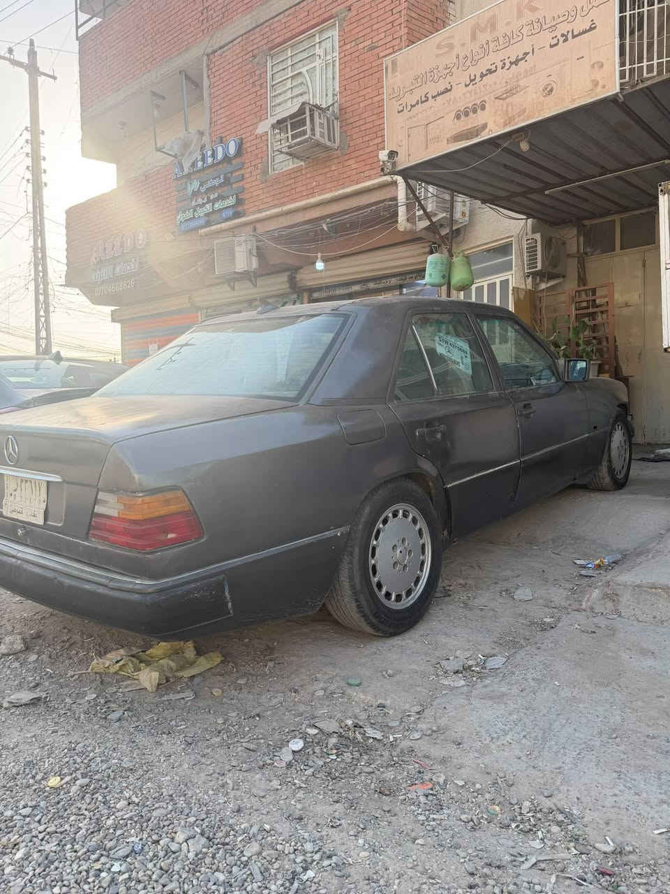 ب 28 قفل قفل متوازي
مارسدس 1987
كير ومكينه بطة 3000
 بيها منظومةغاز 60 لتر
صدر امامي خلفي 70بلمية 
شواصي مكفولة 
مصبوغة جديد اثر جراد 
بدون ضربة
غرفتها جديدة 
رقم بغداد تحويل مباشر 
السعر : 28 قفل قفل 
العنوان : بغداد 
الرقم : ***********
