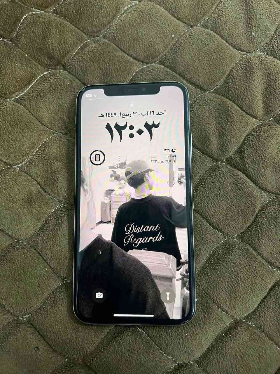 سلام عليكم ايفون اكس عادي ذاكرى 64بطاريته 69 جهاز ميصرف شحن جهاز نضيف بس هل فطر بل ضهر سعر 125وبي مجال عنوان بغداد***********
