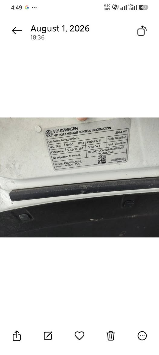 بونت تيگوان بلادی شرکە ابیض للبيع ارخص سعر  7504863235
