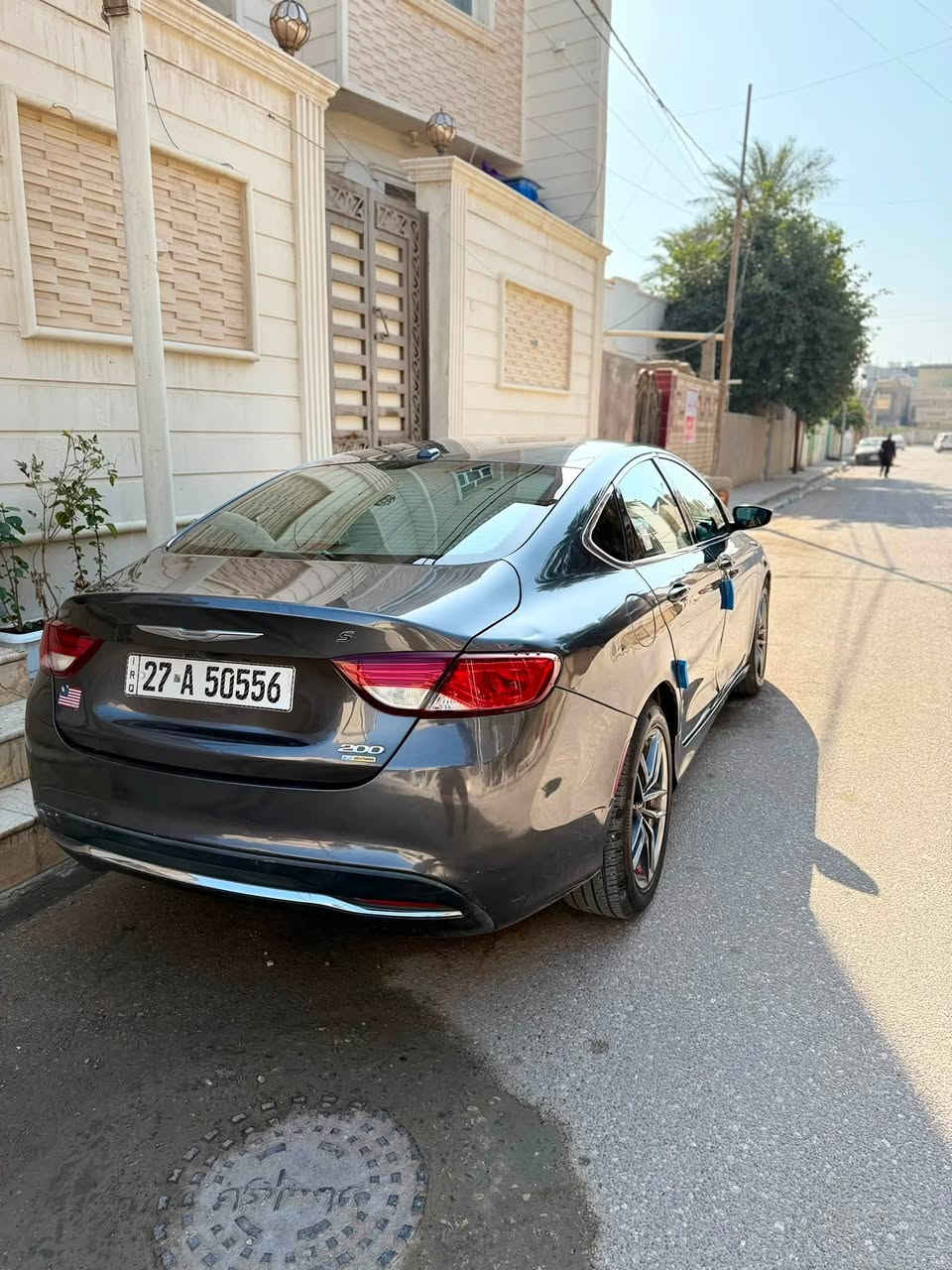 سلام عليكم
كرايسلر سي.  c200 

               

موديل2015

ماشيه 240  km

محرك 4 سلندر 2400 

تخم تايرالجديد  صارلي شهر من شديته

السياره ضربتها جاملغ خلفي وباب 

 بأسمي رقم  دولي جديد

- مواصفات السيارة

- بصمة ابواب 

- بصمة جنطة

- كير ماوس 9 نمر

- شاشة كبيرة

- كامرة خلفية دوارة

- تحكم استيرن

- مانع انزلاق

- ويل 18 رياضي عنكبوت

- كشنات كهربائية

- تحكم مري 

- لد امامي ابيض 

- لايت عالي ناصي  منضومة كمله 

- هند بريك بصمة

- بلوتوث + حاكية

- مدخل AUX + USB

- تخم تاير  الجديد

-حساس اطارات

باتري جديد وبي ضمان سنه 

***********

السعر98 وبيه مجال بسيط مكاني سماوه
