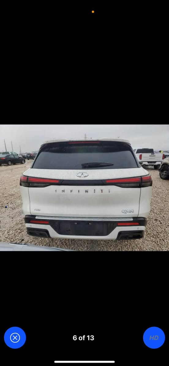 انفنتي QX60
موديل ٢٤
السياره فول 
وارد امريكي باسمي 
الرقم بغداد 
***********
