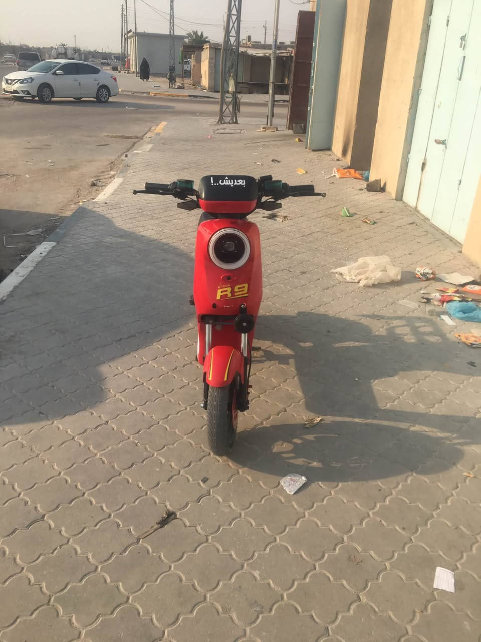 R9
مديل 2026
بطاريات 33جدد
دراجه اي نقص ما بيهه مراوس بx900لوR11
سعرهه $450$وبيهه مجال 
مكاني زبير صحفيين 
تواصل (***********)
