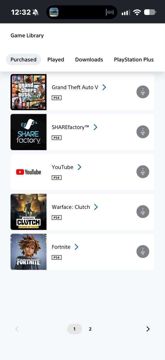 حساب بليستيشن بي GTA 6 و هواي العاب مثل ما معروض للبيع للتواصل خاص او عالرقم ***********

نص مكتوب في الصور:
- 12:32 library.playstation.com Game Library Purchased Played Downloads PlayStation Plus Grand Theft Auto VI: Ultimate Edition PS5 Fortnite PS5 KID A MNESIA EXHIBITION PS5 Vigor PS4 Battlefield TM 6 PS5 23
- Game Library
- Purchased
- Played
- Downloads
- PlayStation Plus
- Fallout Shelter
- PS4
- Vegas Infinite
- PS5
- Tom Clancy's Rainbow Six®
- Siege
- Call of Duty®
- Call of Duty® Modern
- Warfare 2
- 12:32
- Purchased Played Downloads PlayStation Plus
- Delta Force
- Asphalt Legends
- eFootball
- Call of Duty: Vanguard
- Public Beta
- Rocket League
- Call of Duty: Modern
- Warfare
- PRO EVOLUTION SOCCER
- 2019 LITE
- 12:32 Game Library Purchased Played Downloads PlayStation Plus Grand Theft Auto V PS4 SHAREfactory TM PS4 YouTube PS4 Warface: Clutch PS4 Fortnite PS4 1 2