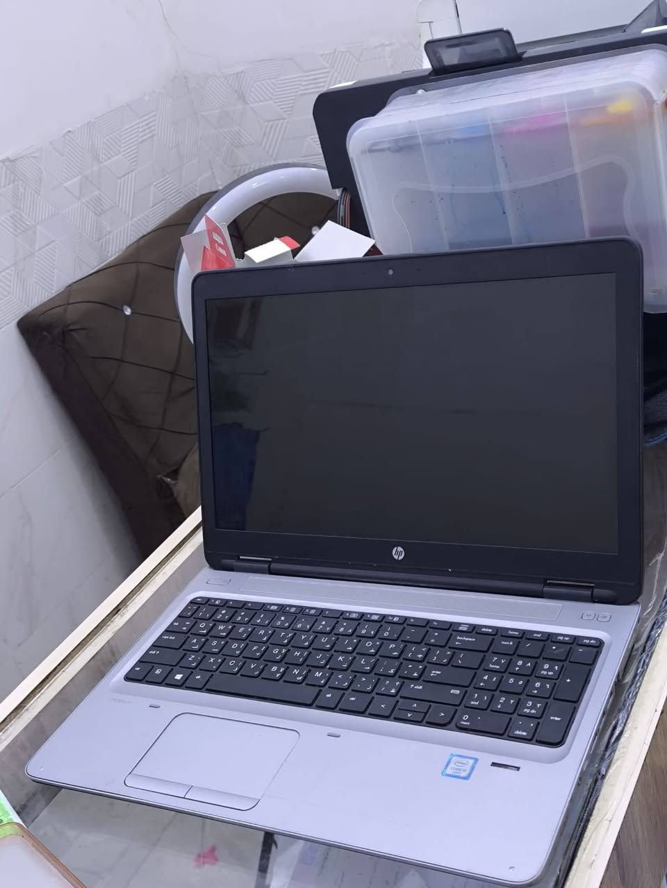 سلام عليكم
حاسبه hpجيل عاشࢪ 
نضيفه كلش 
السعࢪ: 190.000
للاستفساࢪ
الرقم: ***********
المكان: کرکوک
