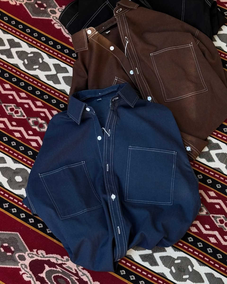 ⁨ قميص كتان بستايليـن 🤍
قماش ولا غلطة .
قياسات | L , xl , 2xl , 3xl 
 
 
#اكسبلور #العراق #ازياء #ملابس #قميص⁩
