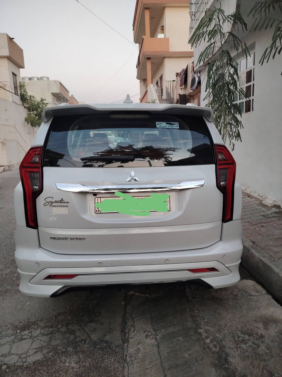 🚙 للبيع مستبوشي باجيرو سبورت 🚙
🔹 الرقم: أربيل حديث ومميز
🔹 السنوية: جديدة
🔹 هزة وفحص: جديد
🔹 حساسات أمامية وخلفية
🔹 مرايا شفط
🔹 تحكم ستيرن فول
🔹 كشن جلد
🔹 المحرك: 6 سلندر
🔹 سقف سلايد
🔹 بصمة
🔹 يوجد دفتر بانزين

📍 العنوان: كركوك – واحد آذار
💰 السعر: 225 وقابل للتفاوض

📞 للتواصل: ***********

أهلاً وسهلاً بكم 🌹

#الجميع
