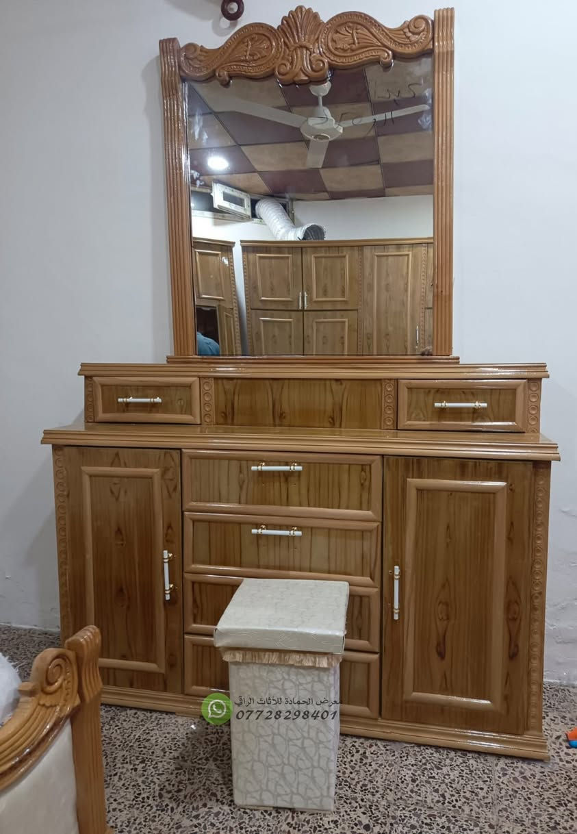 موديل جديد وشغل يستاهل غرفكم ✅😍

غرفة نوم صاج عراقي ثكيلة و كاملة الاوصاف 🙂🖐🏻

تفاصيل: 
✅ غرفة نوم عراقي ٧ قطع كاملة 
✅ الوجه صاج ٥ ملم والداخل صاج ٤ ملم 
✅ كنتور ٥ ابواب ملحق خارجي مع مجرات سفلية 
✅زاوية ملحق خارجي ظهر تركيب بنفس عمق الكنتور والارتفاع
✅ قفيص حديد ضمان حل وشد ١٠٠ مرة
✅ لون الصبغ + الدوشمة + فصال اليدات حسب رغبتك واختيارك انت 

✅✅للتفاصيل اكثر اتصل او ارسل رسالة على واتساب على الرقم ***********

او انظم لقناة الواتساب الموجودة في التعليقات
