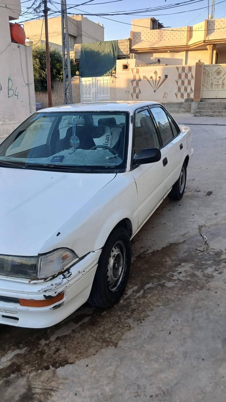 السلام عليكم 

للبيع سيارة كورلا موديل 90

رقم بغداد سنويه منتهيه قبل 3 أشهر 

سيارة صبغ عام 

محرك 1600

كَير اوتو ماتيك 

بلادي يسره 

مكانك سيارة 

خانقين 

السعر { 31  }

 وبيها مجال للاستفسار الاتصال ***********
