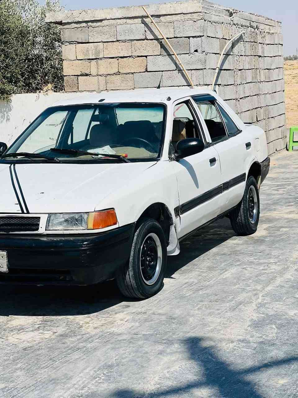 السلام عليكم
مازده حجم 323
مديل 1993
كير ومحرك شرط 
تخم تاير جديد 
صدر جديد 
رقم فحص صلاح الدين شرط التحويل والوكاله 
السعر 15وبيها مجال 
مكان مكيشيفه 
الاستفسار ع ***********

