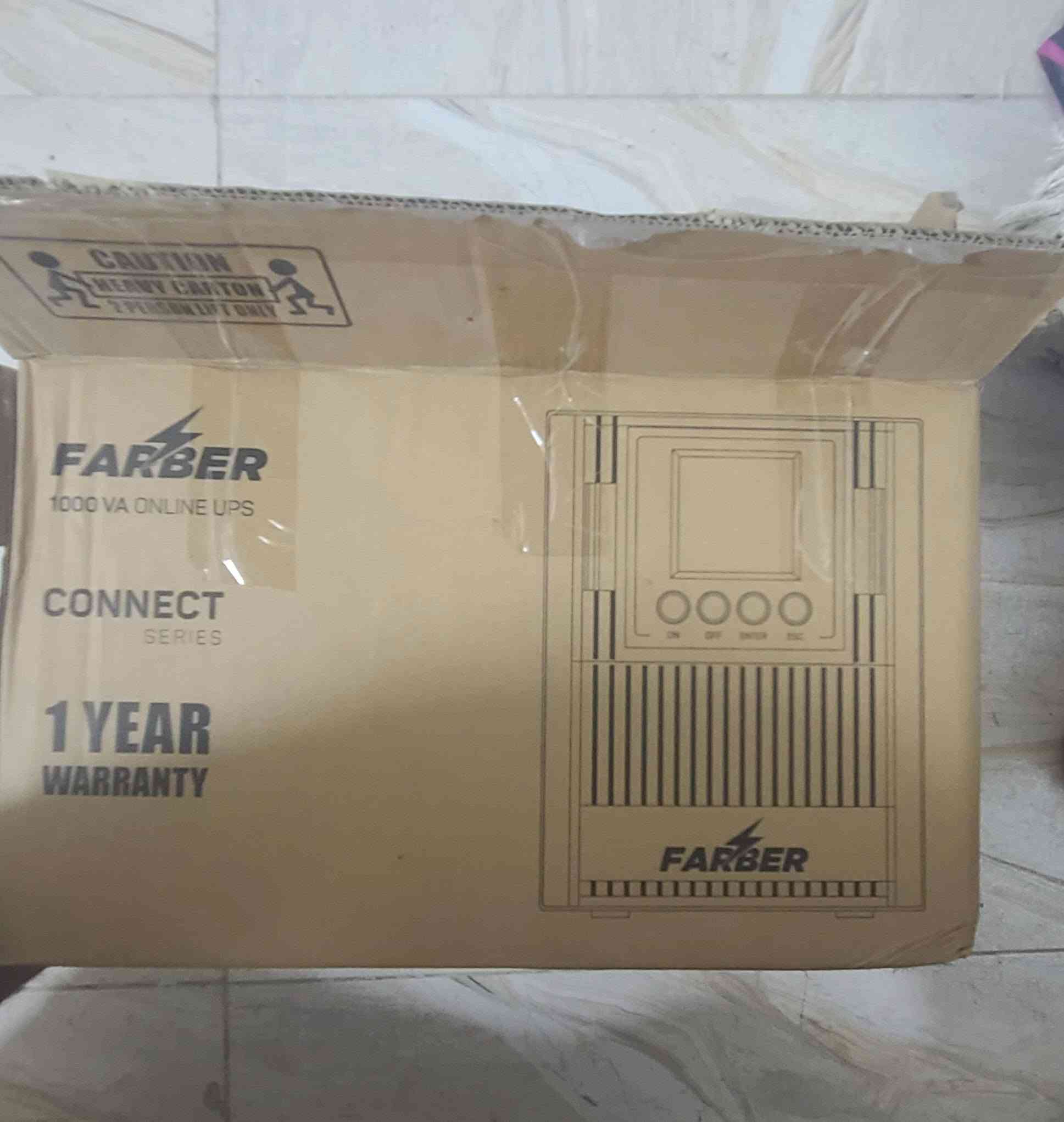 السلام عليكم اخوان 
يو بي اس فاربر للبيع 
1kv online 
السعر اب ١٦٠ وبي مجال قليل 
*********** 
المكان بغداد الحسينية 
ماعدي توصيل
