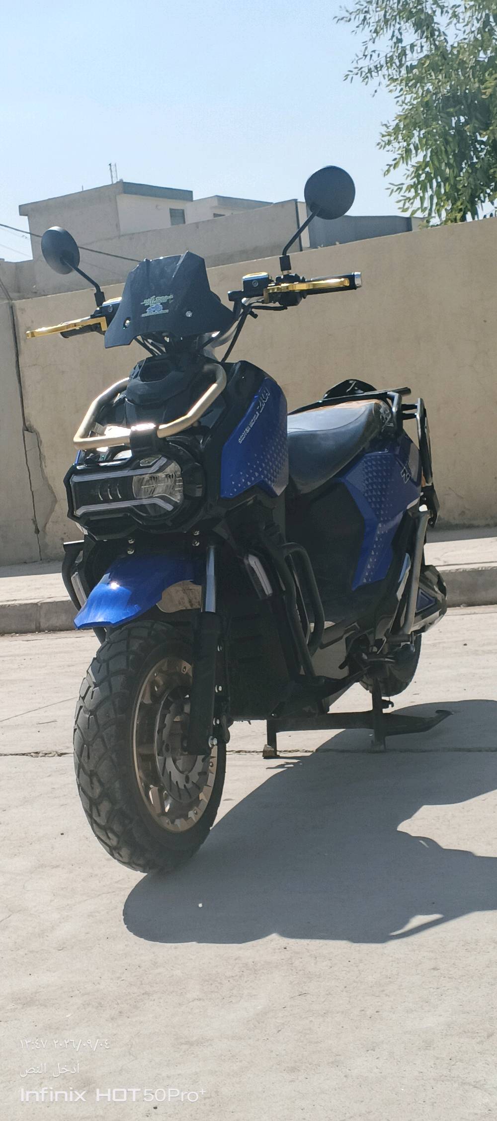 اباتشي جيل 5 ( 2026) 
 اللون الازرك وذهبي مميز
وبطارية العدد 6 كرافين 38 امبير مسطرة 
بريك رياضي دهن 
درع حماية كامل 
تاير جبلي 120 - 70 - 12 
شاشة ذكيه تقرء العطلات
ملف 3000

سرعه حقيقي 88 
دبل اشارة - نظام بك 
تمشيك 80 كيلو 
دبل سويتج وبصمة
ماخذه قسط
وابيعه نقد ماشيه فقط 1450 
السعر 1300 وقابل للتفاوض
ويرهم مراوس نزل لعندك ورزق على رب العالمين