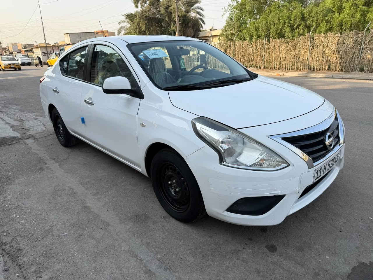 نيسان سني هندي 2021 بليته زركه ( كفاله عامه من كلشي )
سياره مكفوله كفاله عامه وسونر موجود بالمنشور وين ميعجبك تفحص كير مكينه برغي ممفتوح بها تخم تاير جديد صدر كله جديد تبريد ثلج ❄️  جاهزه اي نقص ما بيها 
سياره ماشيه 78 km حقيقي سبير منازل 
رقم انكليزي تحويل ثاني يوم 
مكاني البلديات *********** السعر 108 وبيها مجال
