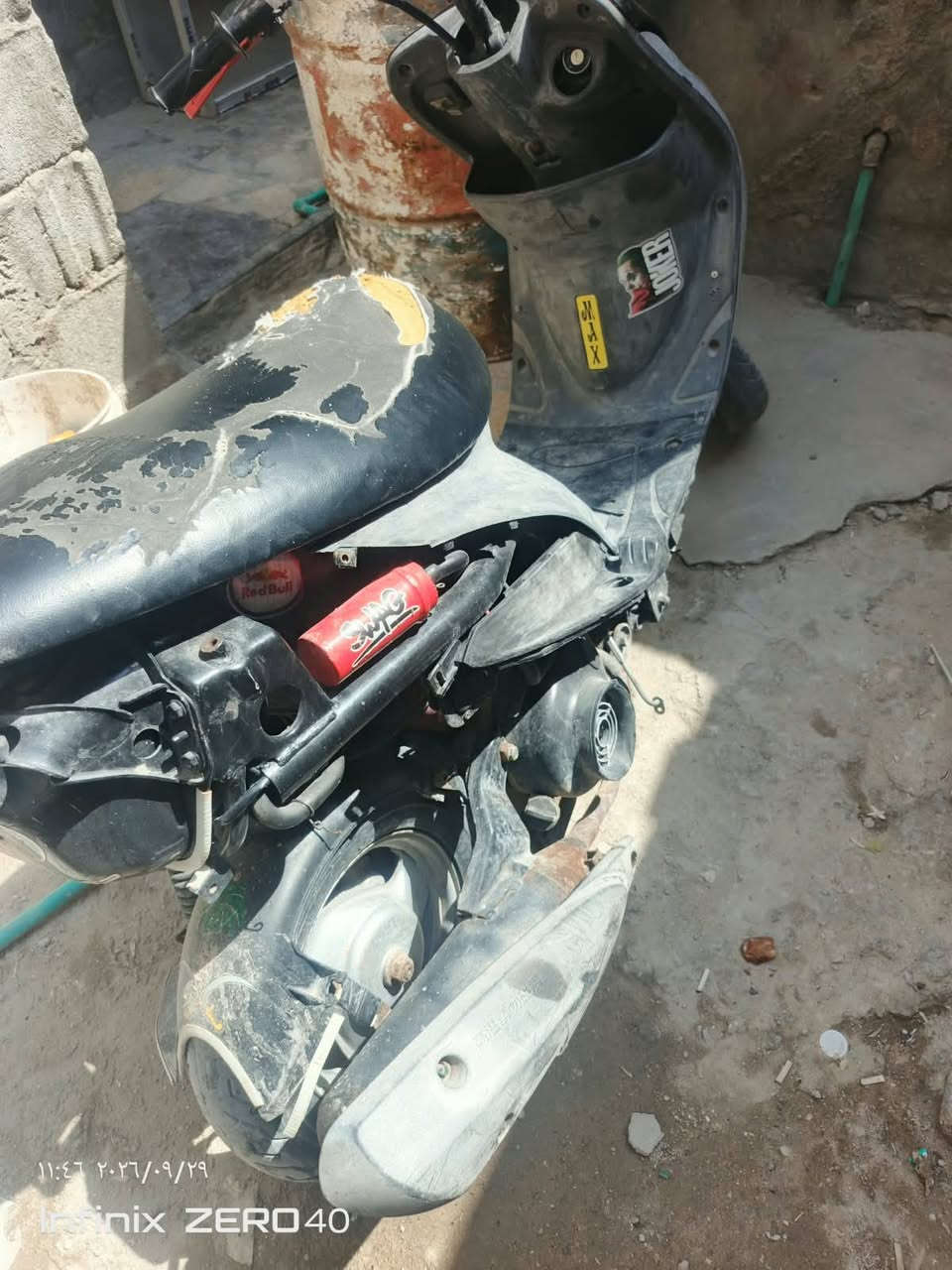 دراجه قجمه للبيع حلوه ونضيفه لا مفتوحه ولا مجفته سعره 375 وبيه مجال قليل عنوان البصره براضعيه مقابيل كلية الطب رقم الاتصال وتس ***********

نص مكتوب في الصور:
- ١١:٤٥ ٢٠٢٦/٠٩/٢٩
- Infinix ZERO 40
- ١١:٤٦ ٢٠٢٦/٠٩/٢٩ Infinix ZERO 40