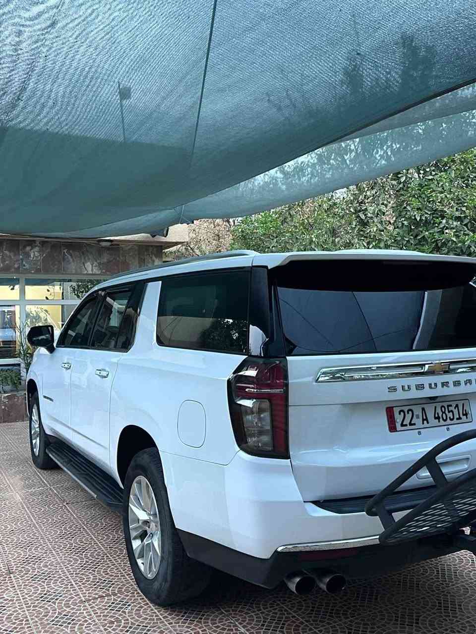 السلام عليكم .. للبيع فقط 
شوفر سوبربان ٢٠٢٢ بريمير فول مواصفات عدا الفتحه 
وارد امريكي 
حادث بسيط فقط بنيد الدعاميه بلاديه شواصي لغود كفاله ايرباك ستيرن طاك وراجع سستم 
ماشيه ٤٧٥ الف كيلو قابل للزياده 
بيها خط اربيل نهضة .
السيارة جديده وجاهزه من كلشي وبدون نقص وترايها وين متريد 
السعر ٣٨٠ ورقه ... 
للاستفسار :
*********** بغداد, العراق
