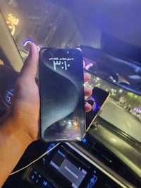 ايفون15برو ماكس شاشه بيهة كسر الباقي  مبينه بل صور كله كفاله جديد معنا...