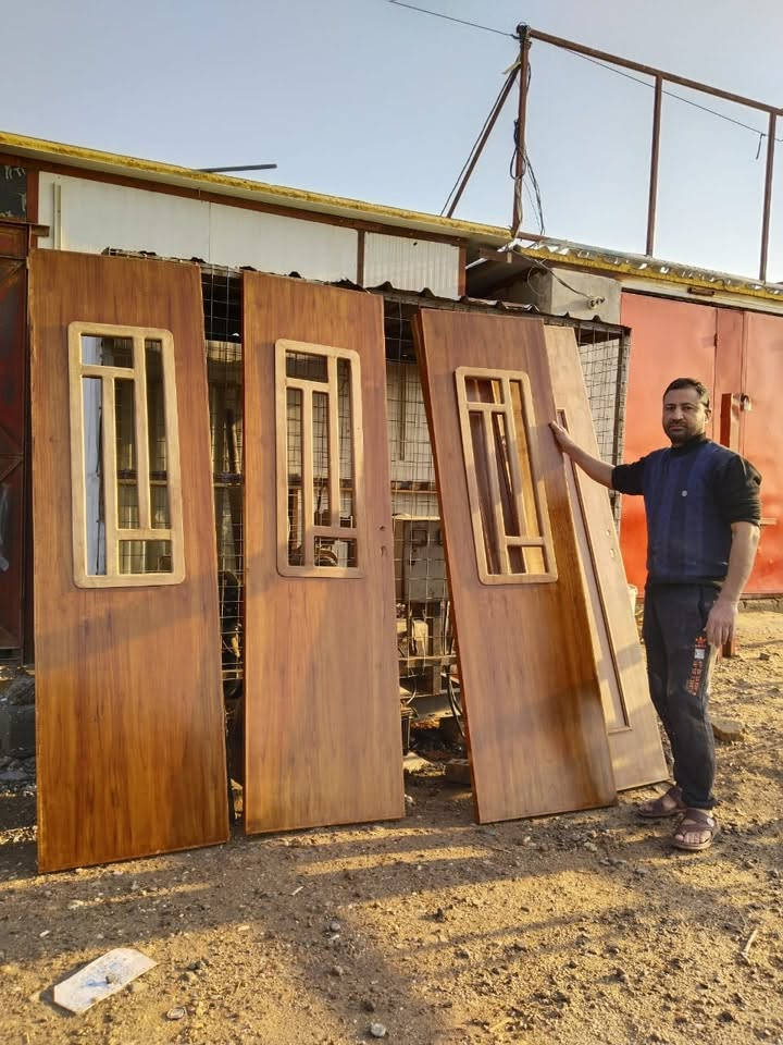 🔥 إذا تدور على شغل نجارة يغيّر شكل بيتك… وصلت للمكان الصح! 🔥
🚪 تفصيل أبواب حسب الطلب
🛏️ تصميم وتنفيذ غرف نوم
🪵 أعمال نجارة وديكورات خشبية
📐 شغل حسب القياسات والتصميم اللي تختاره
✨ دقة بالتنفيذ + تشطيب راقي + جودة تضمنلك الرضا

مو بس نجارة… نحول فكرتك إلى شغل يلفت النظر 🤎

📞 للحجز والاستفسار: محمد [ *********** ]
📍 موقع المحل : [بغداد الصابيات نهاية شارع 100 ]

شغلك علينا… والنتيجة تحچي عن نفسها 👌🔥

